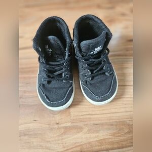Kids Supra Footwear Black High-Top Sneakers